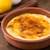 Dessert saveur crème brûlée hyperprotéinée