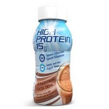 Boisson cacao hyperprotéinée