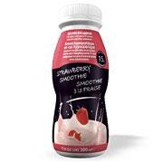 Smoothie fraise hyperprotéiné